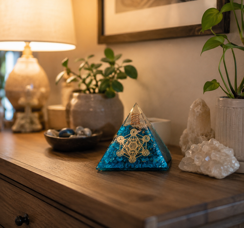 Pyramide Metatron Bleu