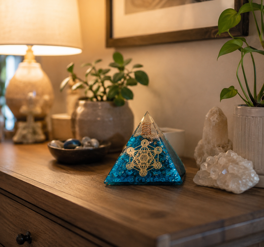 Pyramide Metatron Bleu